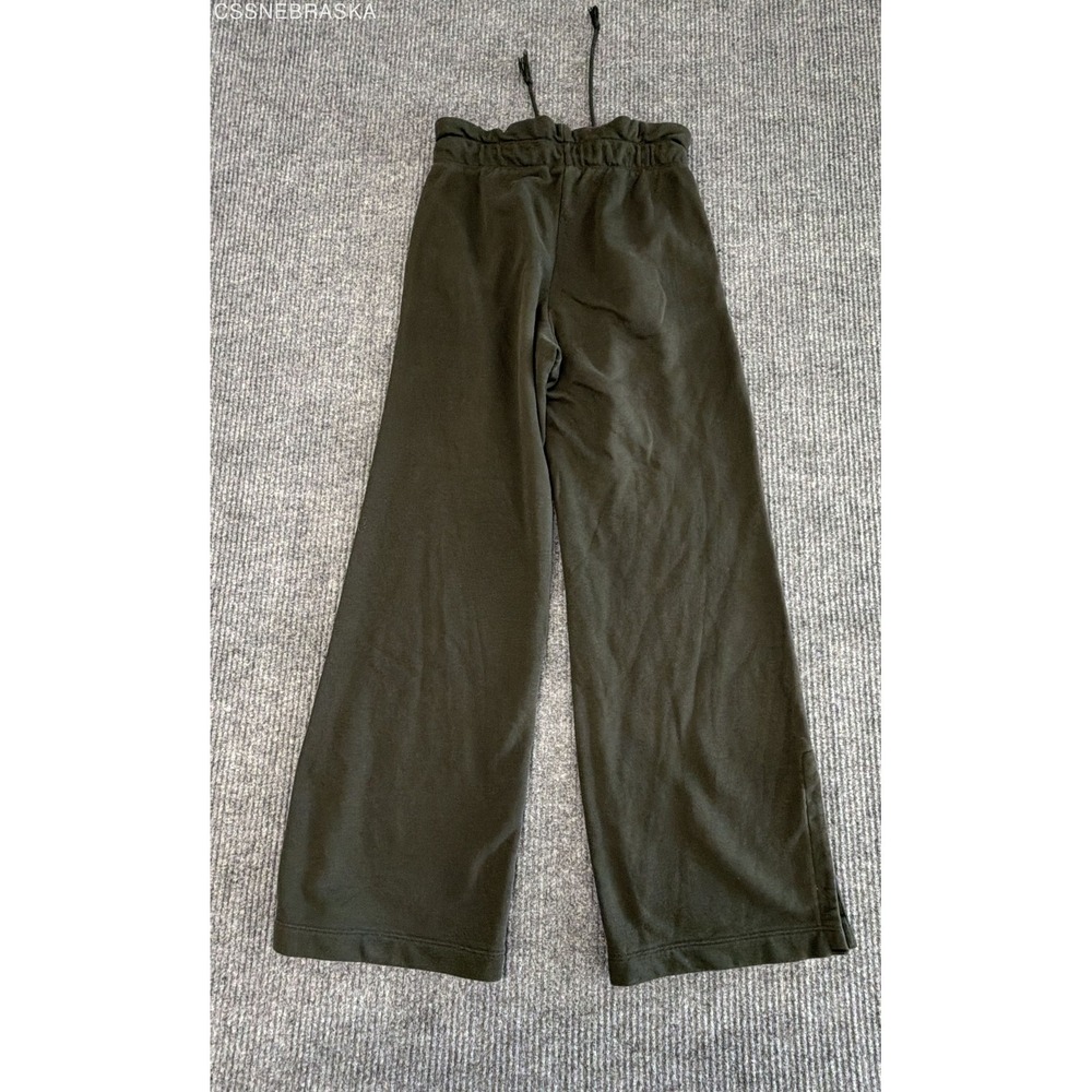 Nike‎ Olive Green Sportswear Modern High Waist Fleece Open Hem Sweatpants - S - Picture 9 of 9